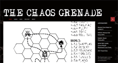 Desktop Screenshot of chaosgrenade.com