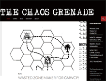 Tablet Screenshot of chaosgrenade.com